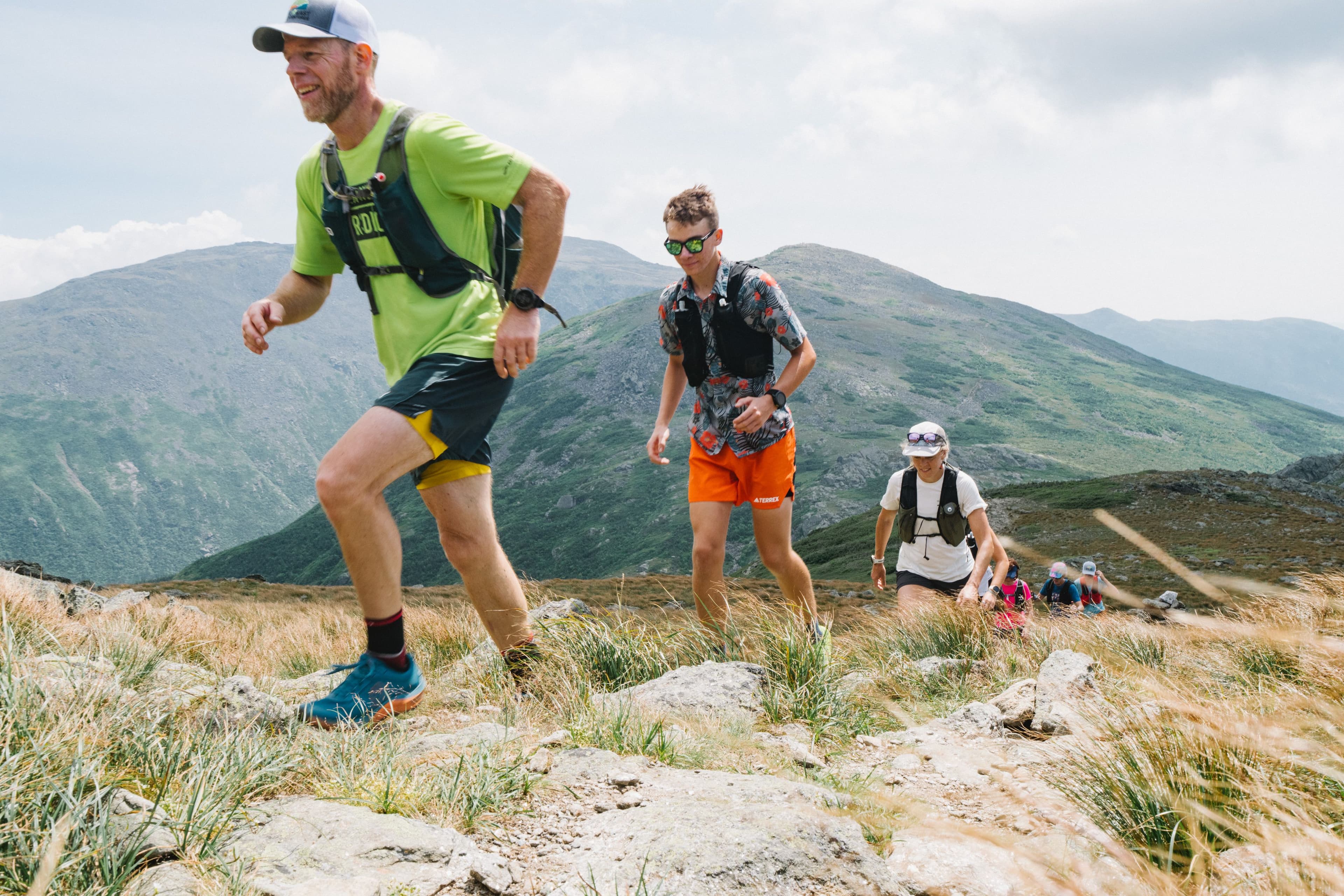 Runners on the presidential range